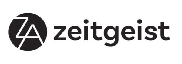 Zeitgeist logo showing white Z and A in black circle