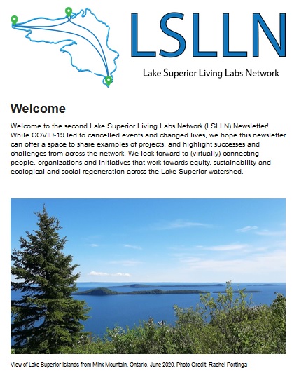 Front page of the LSLLN Newsletter, volume 2